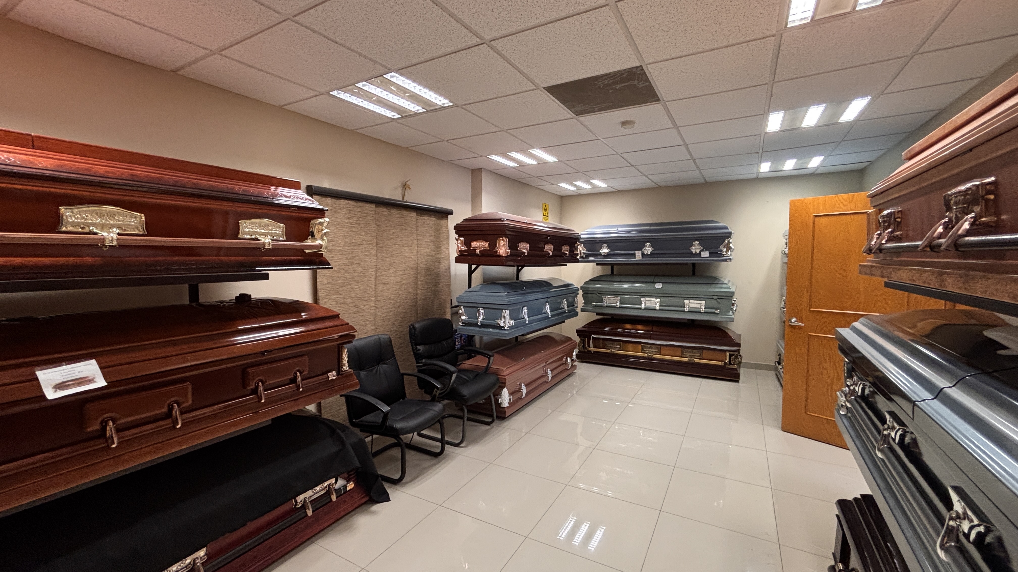 Sala de ataúdes